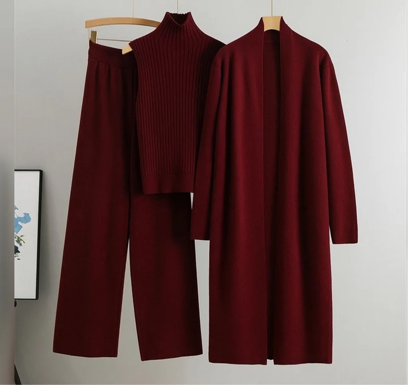 Double Gown Three Piece