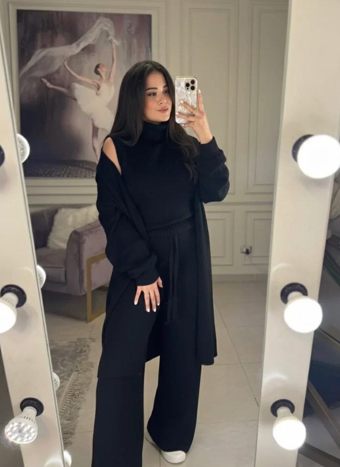 Winter Glam 3-Piece Fleece Outfit