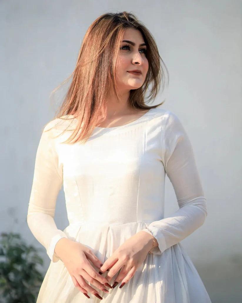 Heavy Border Embroidery Maxi