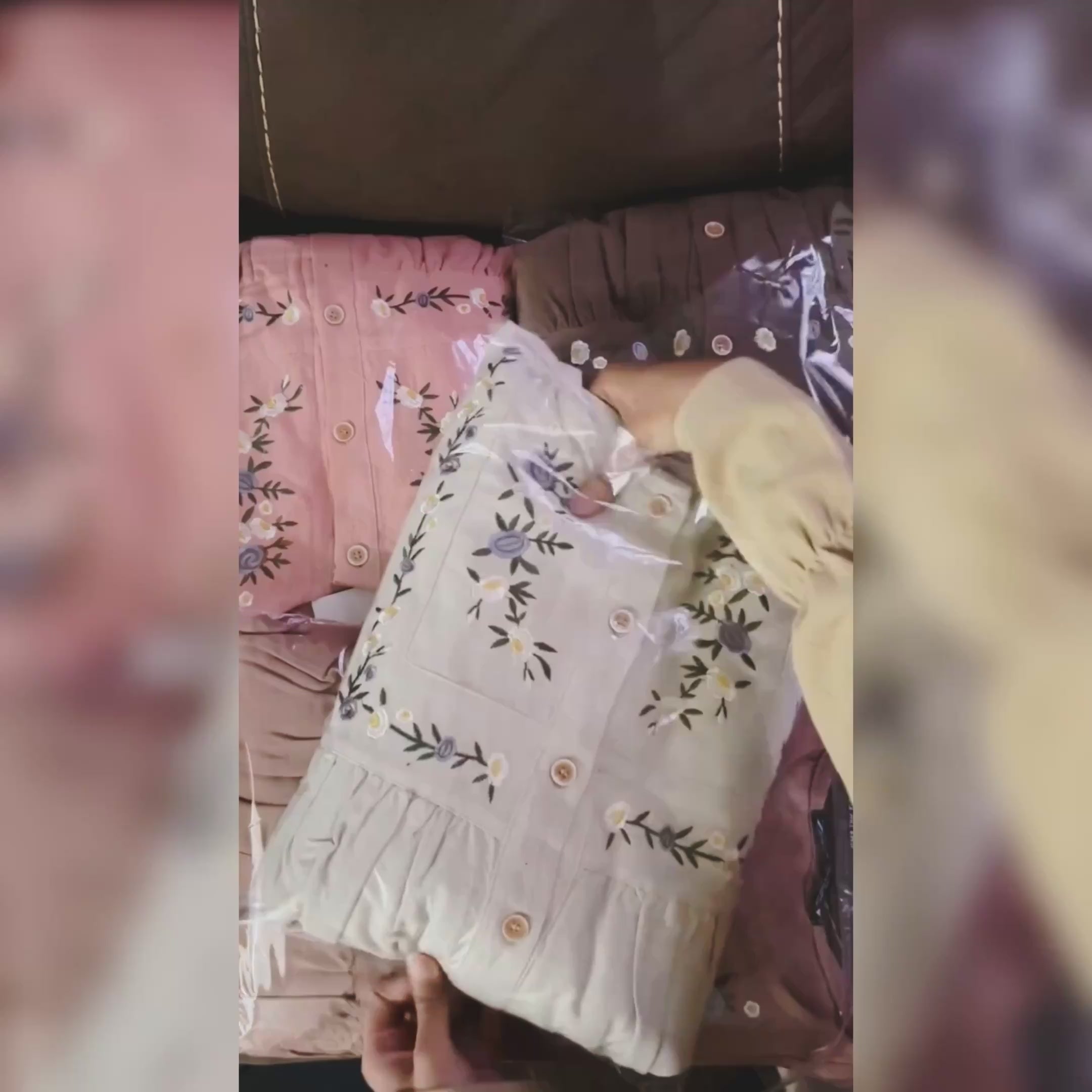 Gulab Embroiderd Stitched Frock